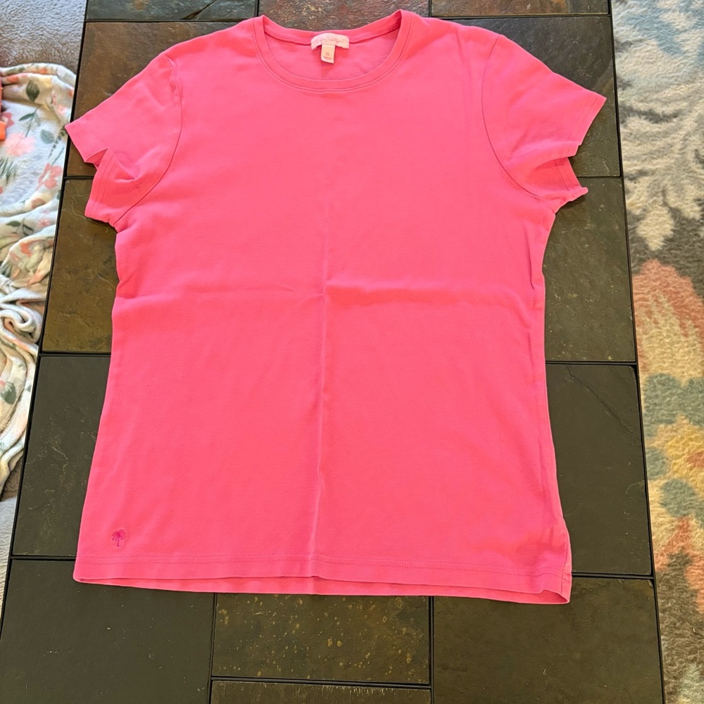 Lilly Pulitzer Vibrant Pink Short Sleeve Tee